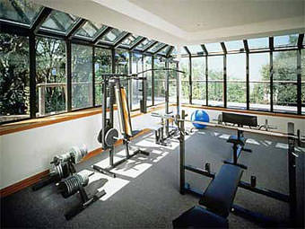 Exercise room addition in Orinda, California