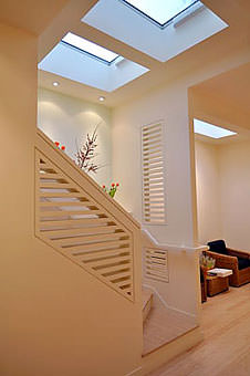 Stairway in a San Francisco residence